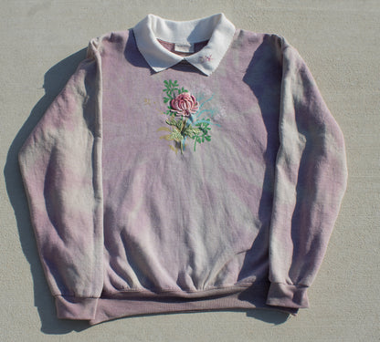 FLOWER EMBROIDERY SWEATER